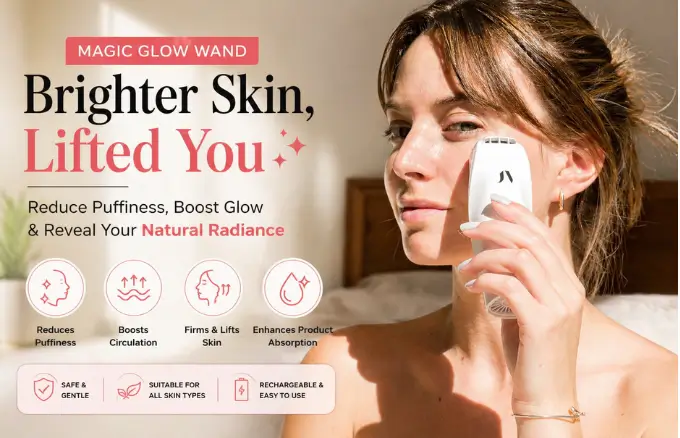 Magic Glow Wand The Smart Skincare Tool for Brighter, Lifted & Glowing Skin