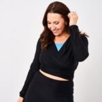 Latched Mama Long Sleeve Nursing Swim Wrap Cover Up