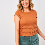 Latched Mama Ribbed Cap Sleeve Nursing Tee - Final Sale