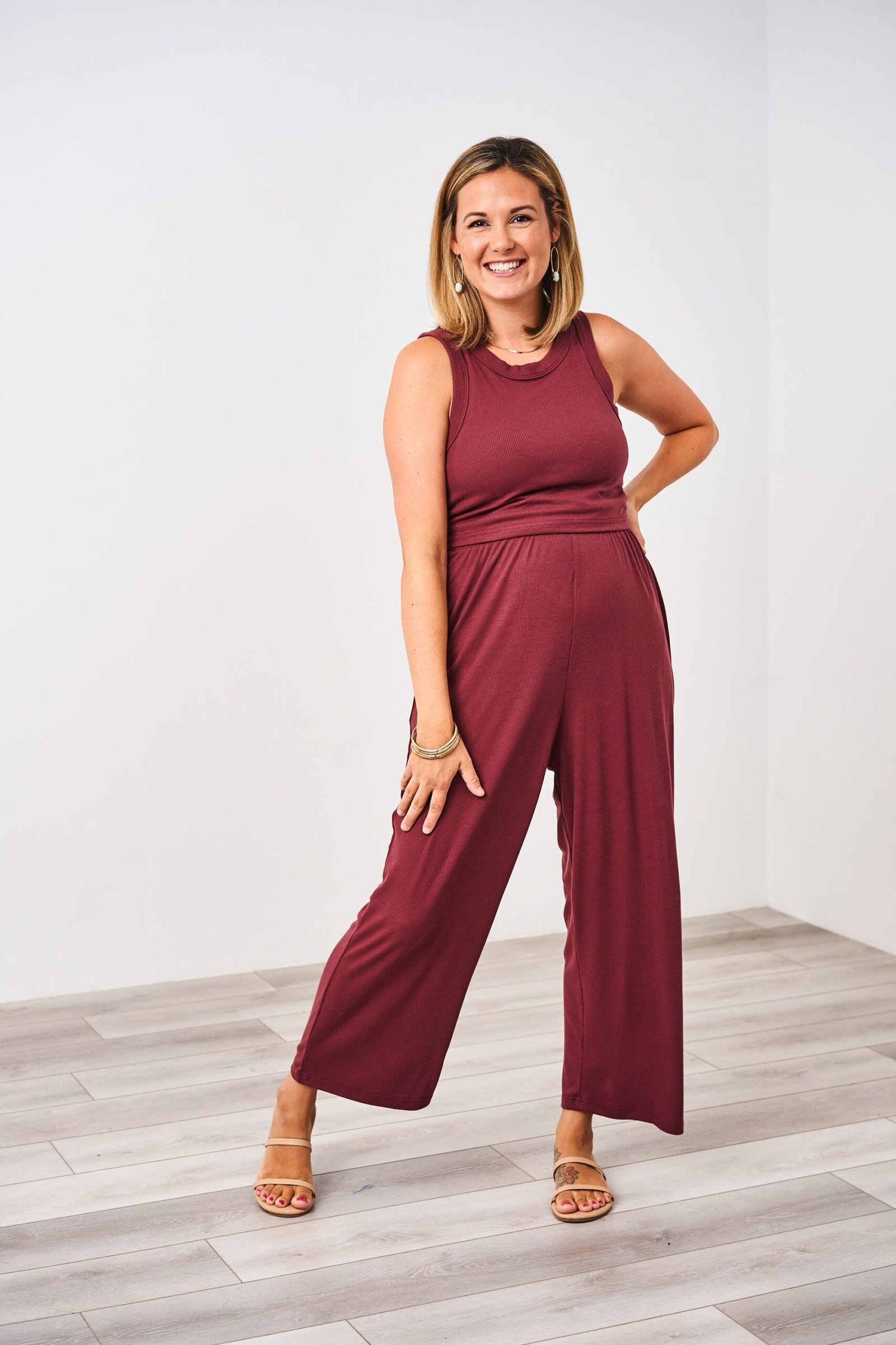 latched-mama-nursing-ribbed-jumper-berry.jpg Product - Image 1