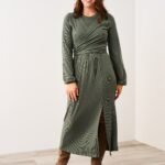 Latched Mama Ribbed Long Sleeve Nursing Wrap Top
